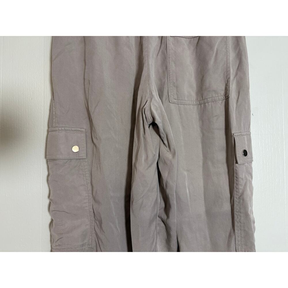 Athleta Small Tencel Drawstring Pull On Elastic Waist Casual Cargo Pocket Pant - Picture 7 of 9